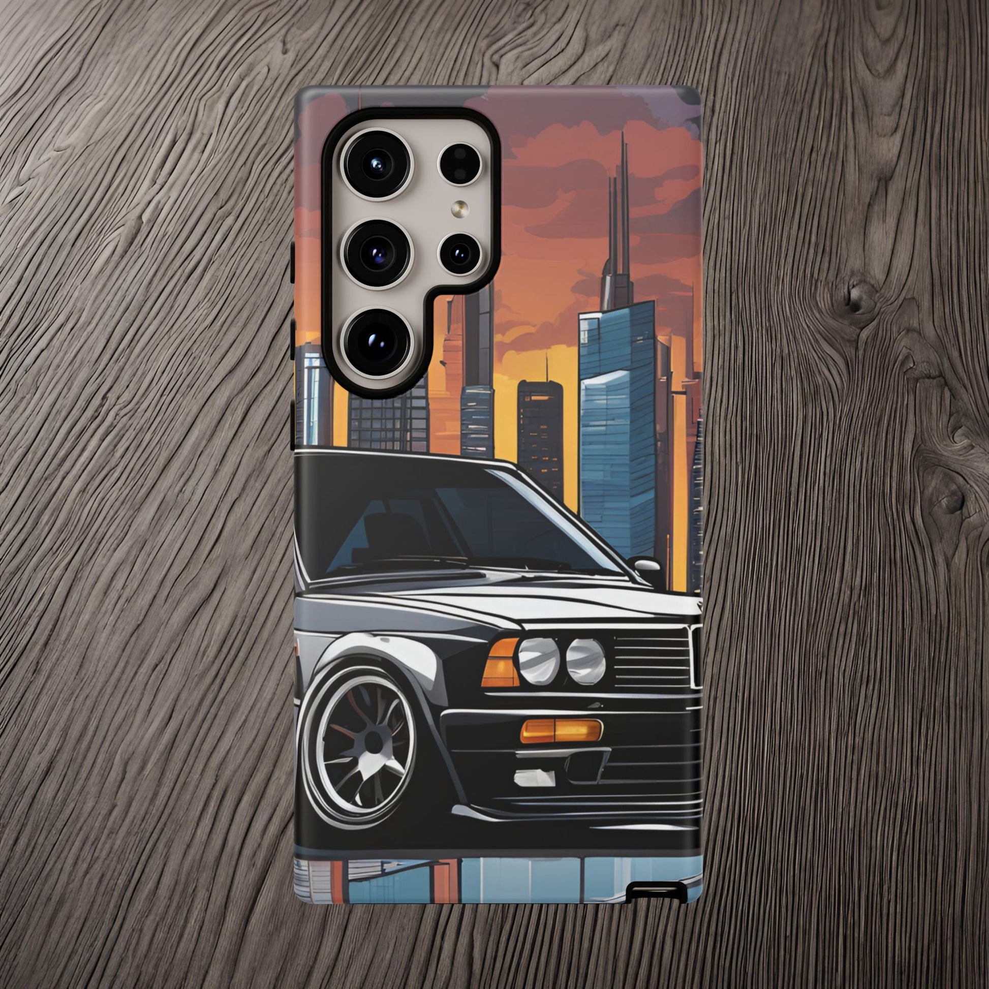 BMW E30 M3-Dual Layer Ultra Tough Phone Case Samsung Galaxy S24 Ultra Matte Printify by The Night Shift Automotive Apparel