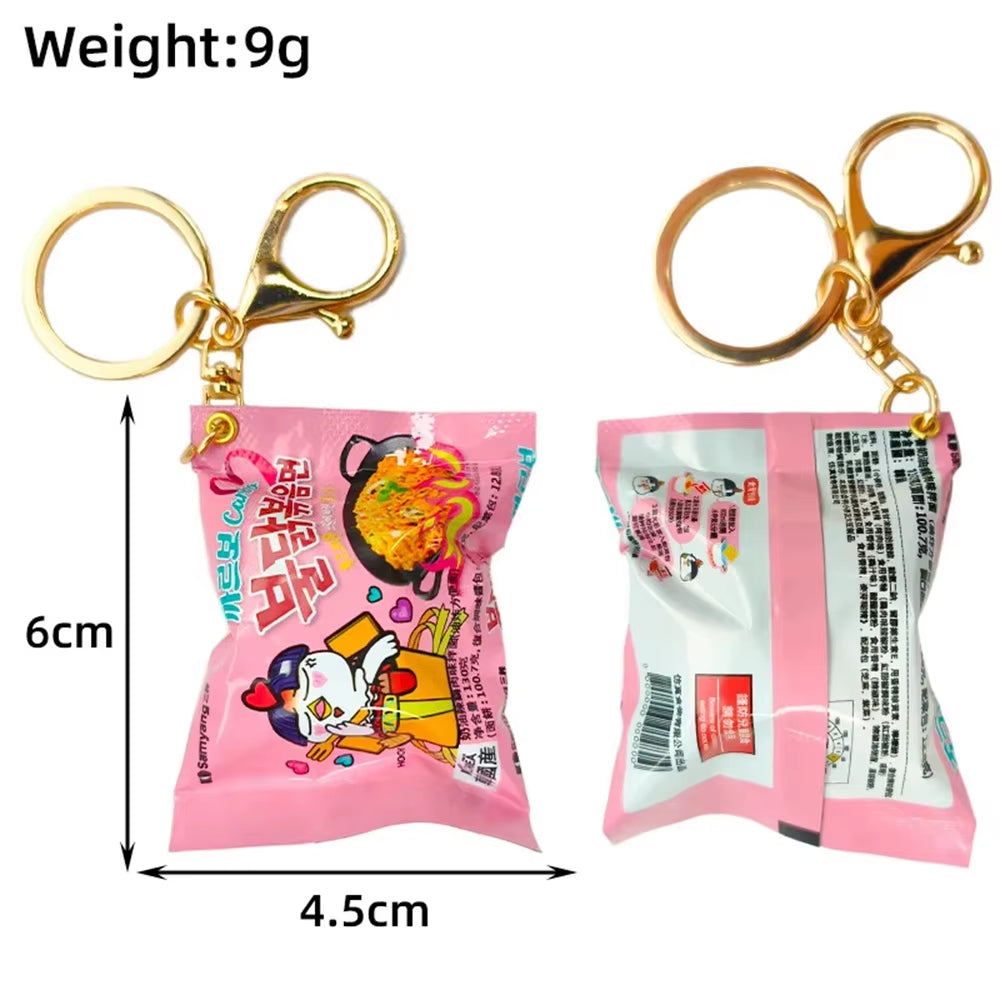 Simulation Instant Ramen Keychain