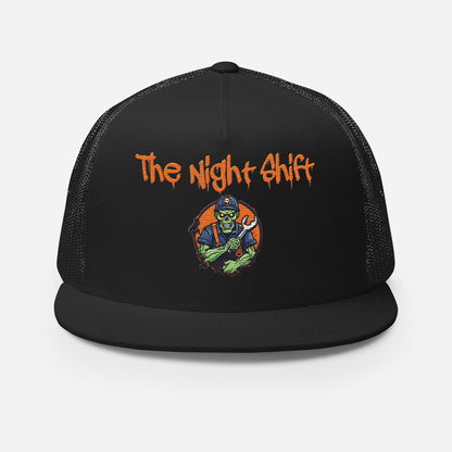 Don't Stop Till You Drop-Embroidered Snapback Trucker Hat The Night Shift Performance Street Gear by The Night Shift Automotive Apparel