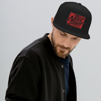The Night Shift-Embroidered Mesh Snapback Trucker Hat Black The Night Shift Performance Street Gear by The Night Shift Automotive Apparel