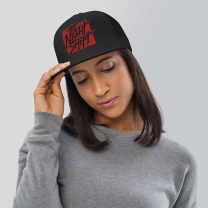 The Night Shift-Embroidered Mesh Snapback Trucker Hat The Night Shift Performance Street Gear by The Night Shift Automotive Apparel
