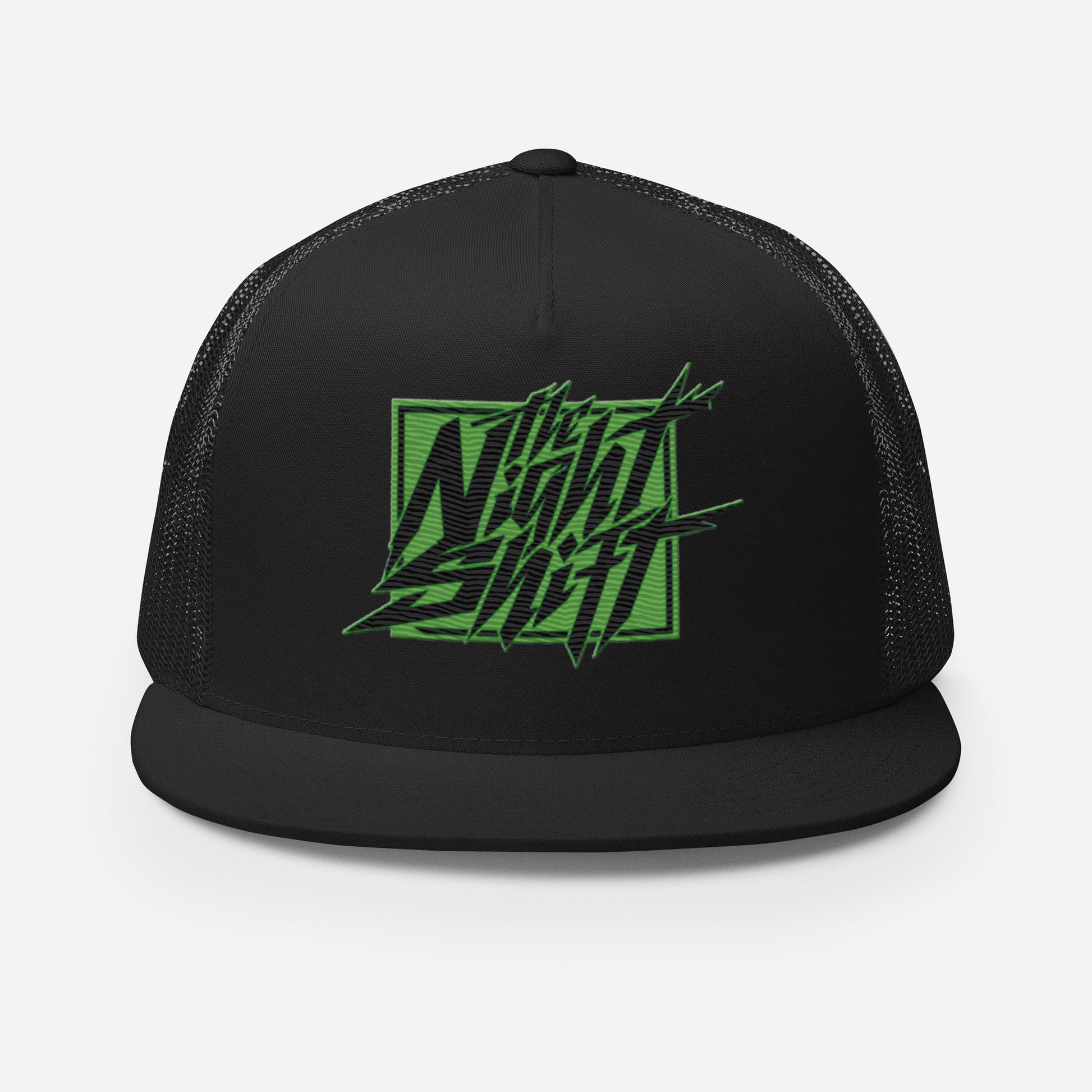 The Night Shift-Embroidered Mesh Snapback Trucker Hat The Night Shift Performance Street Gear by The Night Shift Automotive Apparel