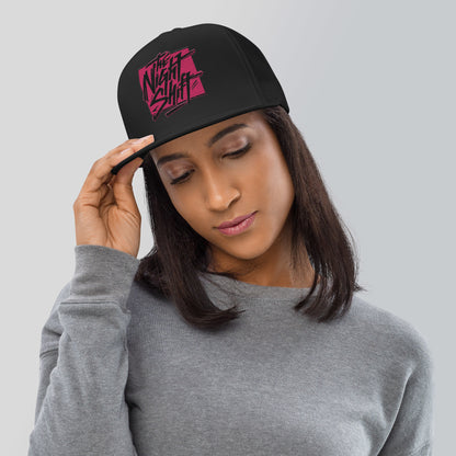 The Night Shift-Embroidered Mesh Snapback Trucker Hat The Night Shift Performance Street Gear by The Night Shift Automotive Apparel