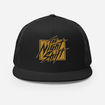 The Night Shift-Embroidered Mesh Snapback Trucker Hat The Night Shift Performance Street Gear by The Night Shift Automotive Apparel