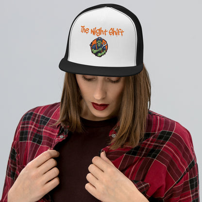 Don't Stop Till You Drop-Embroidered Snapback Trucker Hat The Night Shift Performance Street Gear by The Night Shift Automotive Apparel