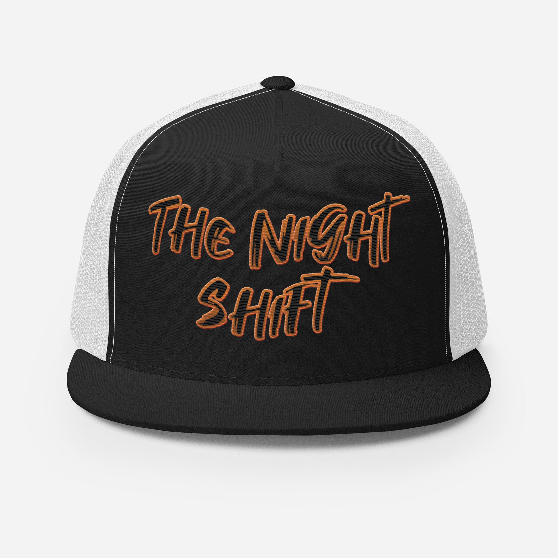 The Night Shift-Embroidered Mesh Snapback Trucker Hat The Night Shift Performance Street Gear by The Night Shift Automotive Apparel