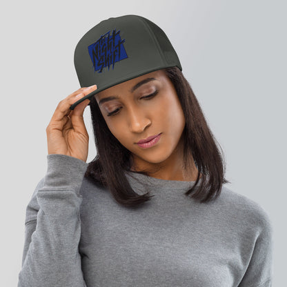 The Night Shift-Embroidered Mesh Snapback Trucker Hat The Night Shift Performance Street Gear by The Night Shift Automotive Apparel