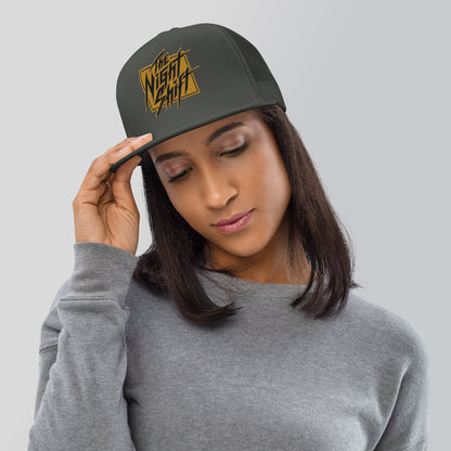 The Night Shift-Embroidered Mesh Snapback Trucker Hat The Night Shift Performance Street Gear by The Night Shift Automotive Apparel
