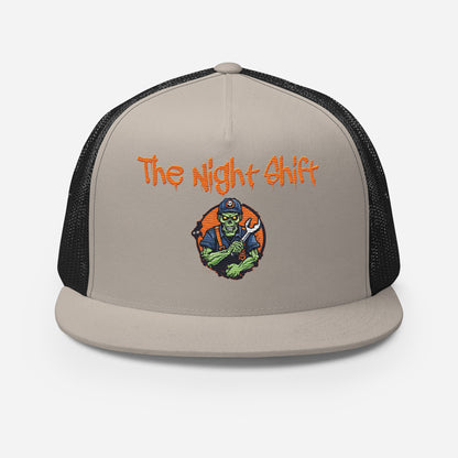 Don't Stop Till You Drop-Embroidered Snapback Trucker Hat The Night Shift Performance Street Gear by The Night Shift Automotive Apparel