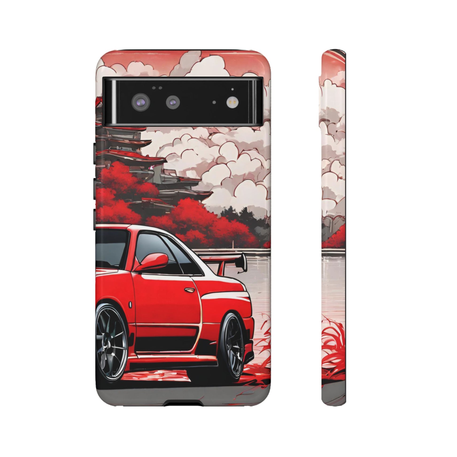 Nissan Skyline R34-Dual Layer Ultra Tough Phone Case Printify by The Night Shift Automotive Apparel