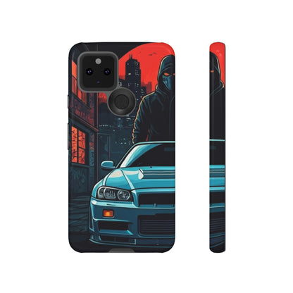 Nissan Skyline R34 Street Life-Dual Layer Ultra Tough Phone Case Printify by The Night Shift Automotive Apparel