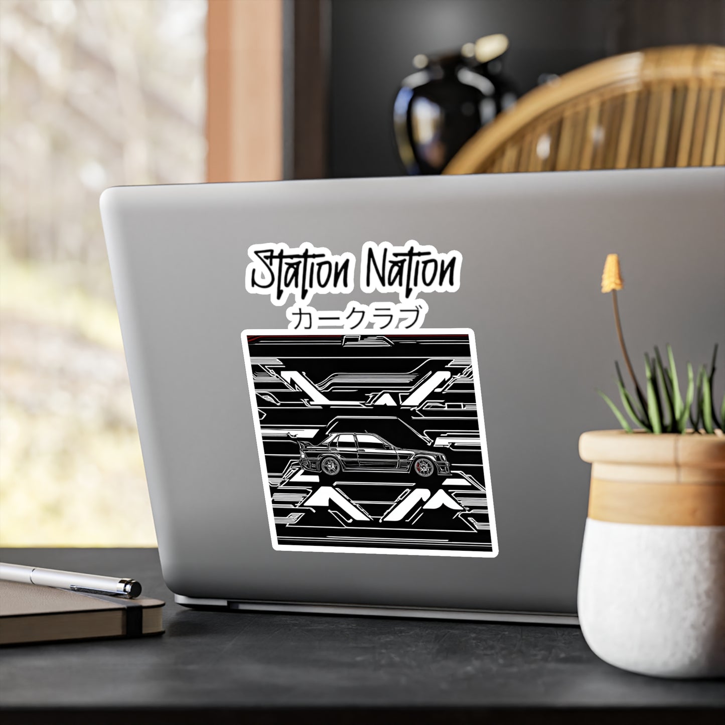 Kiss-Cut Vinyl Decals Printify by The Night Shift Automotive Apparel
