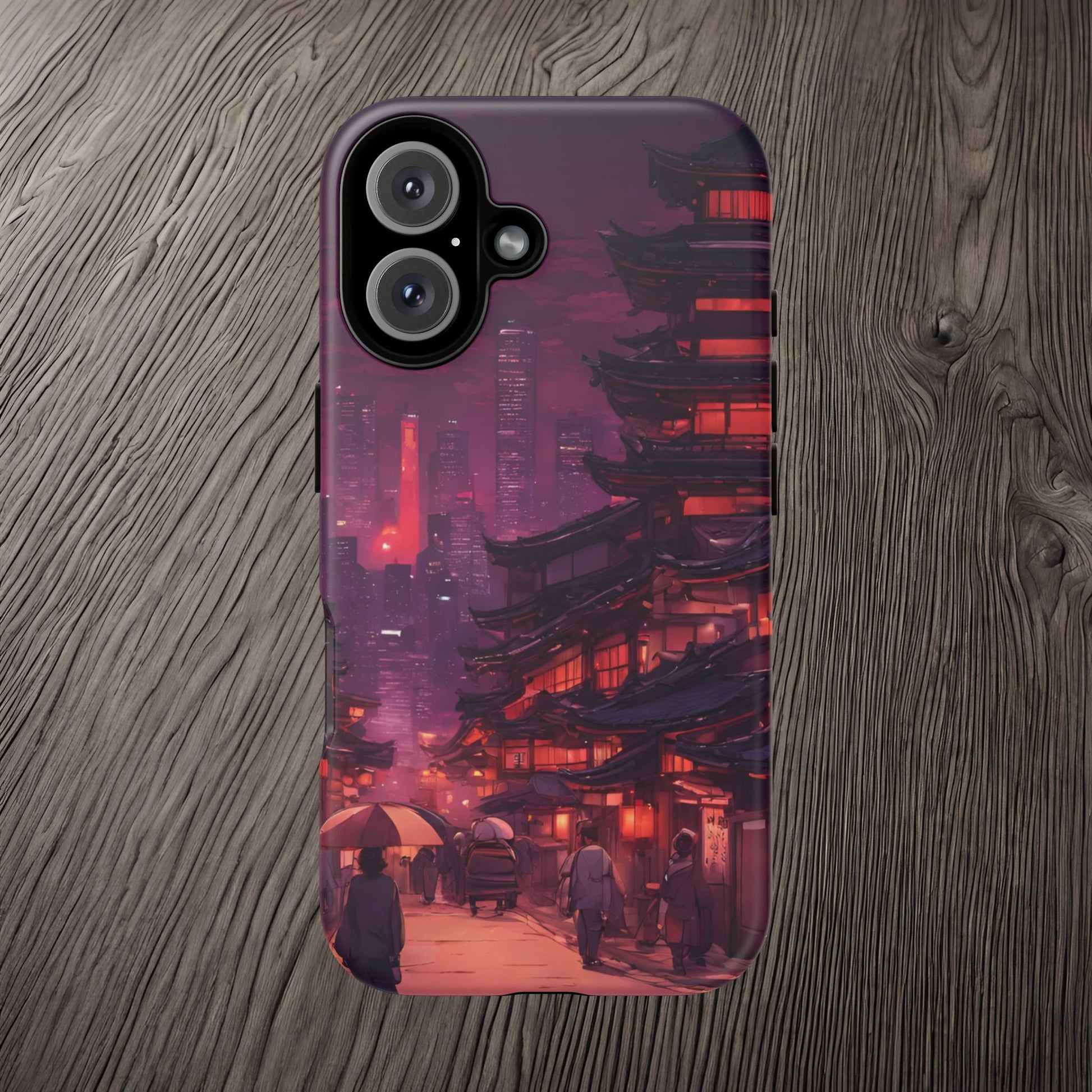 Traditional Japanese Village Countryside-Dual Layer Ultra Tough Phone Case Printify by The Night Shift Automotive Apparel