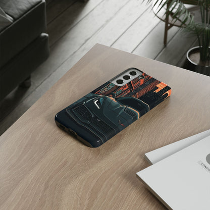 Chevy Corvette C7 Street Life-Dual Layer Ultra Tough Phone Case Samsung Galaxy S22 Plus Glossy Printify by The Night Shift Automotive Apparel