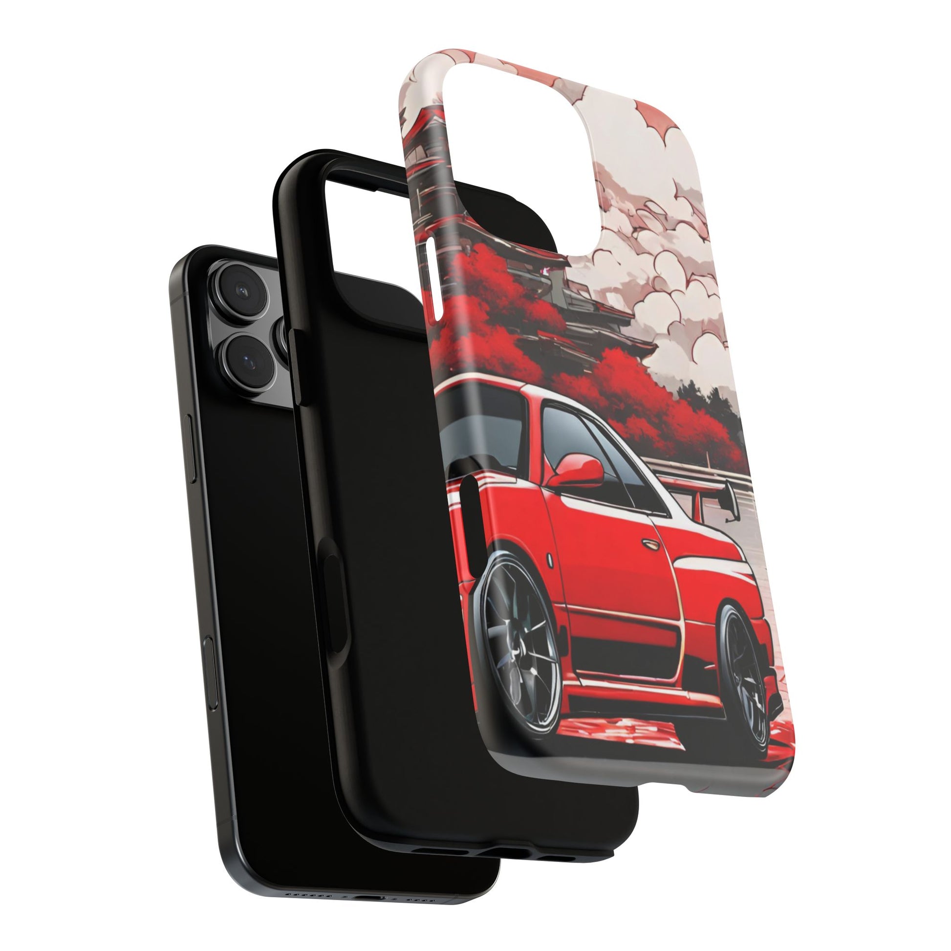 Nissan Skyline R34-Dual Layer Ultra Tough Phone Case Printify by The Night Shift Automotive Apparel