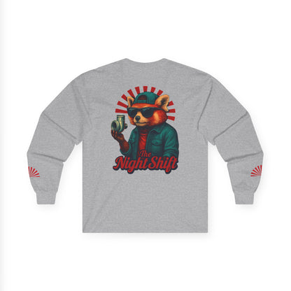 Good Vibes Red Panda-Premium, Ultra Soft Unisex Long Sleeve Tee Printify by The Night Shift Automotive Apparel