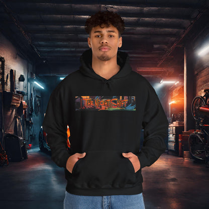 The Night Shift-Ultra Soft, Premium Hoodie Black Printify by The Night Shift Automotive Apparel