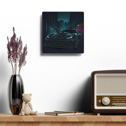 Chevy Corvette C7 Street Life-Acrylic Wall Clock