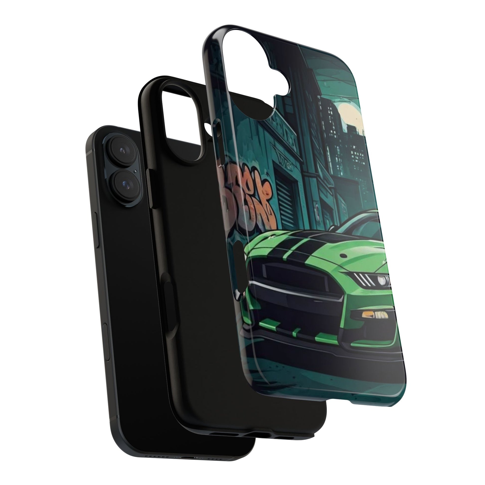 Ford Mustang Shelby GT500 Street Life-Dual Layer Ultra Tough Phone Case Printify by The Night Shift Automotive Apparel