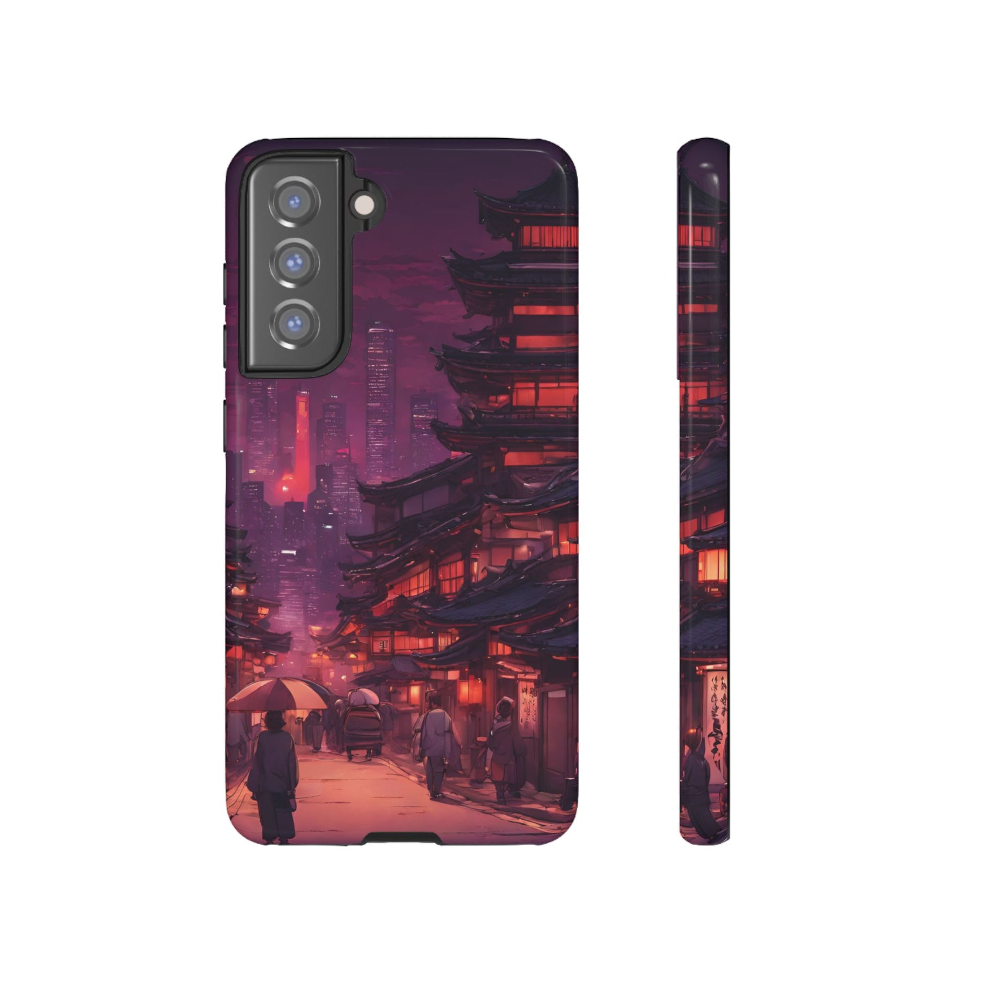 Traditional Japanese Village Countryside-Dual Layer Ultra Tough Phone Case Printify by The Night Shift Automotive Apparel
