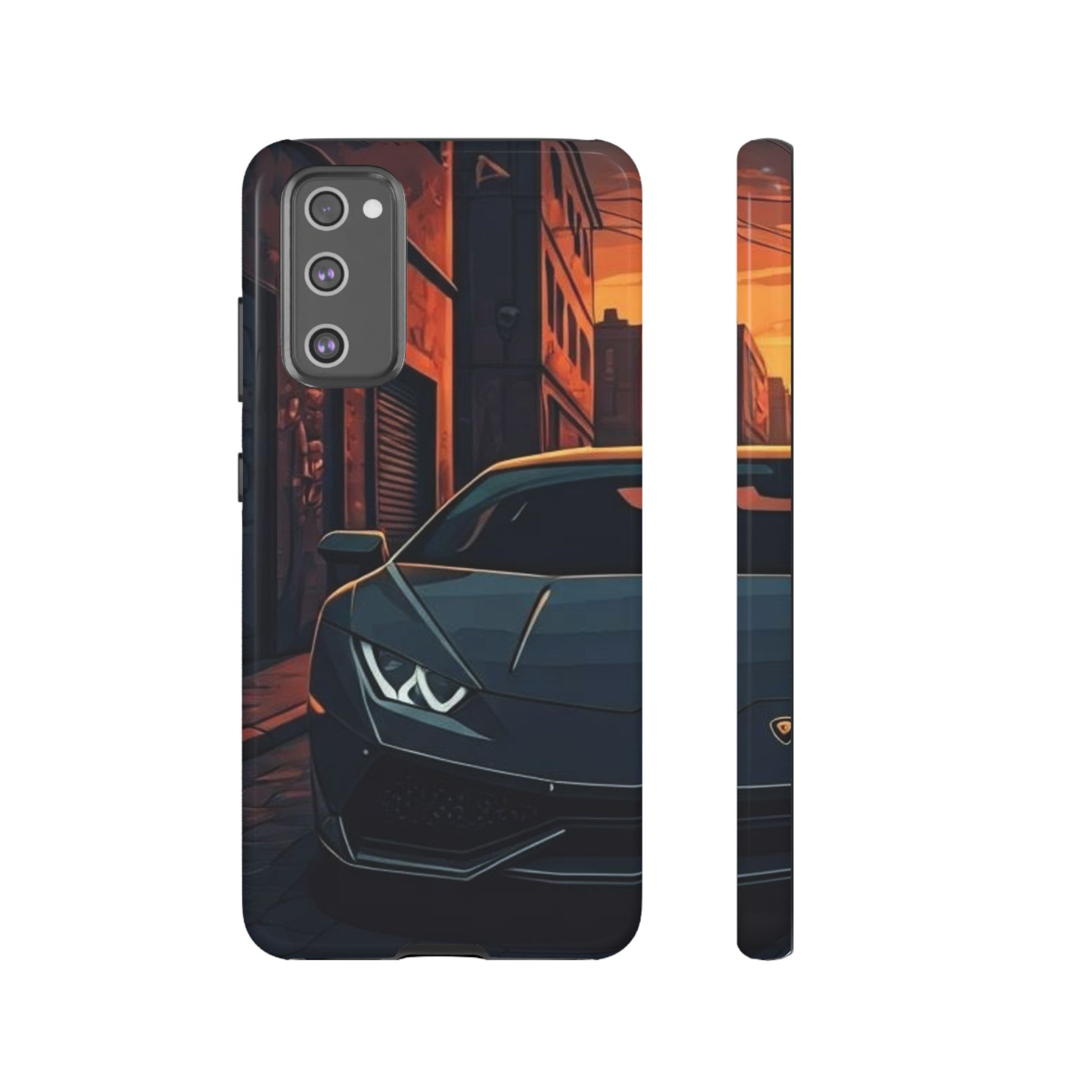 Lamborghini Huracan Street Life-Dual Layer Ultra Tough Phone Case Printify by The Night Shift Automotive Apparel