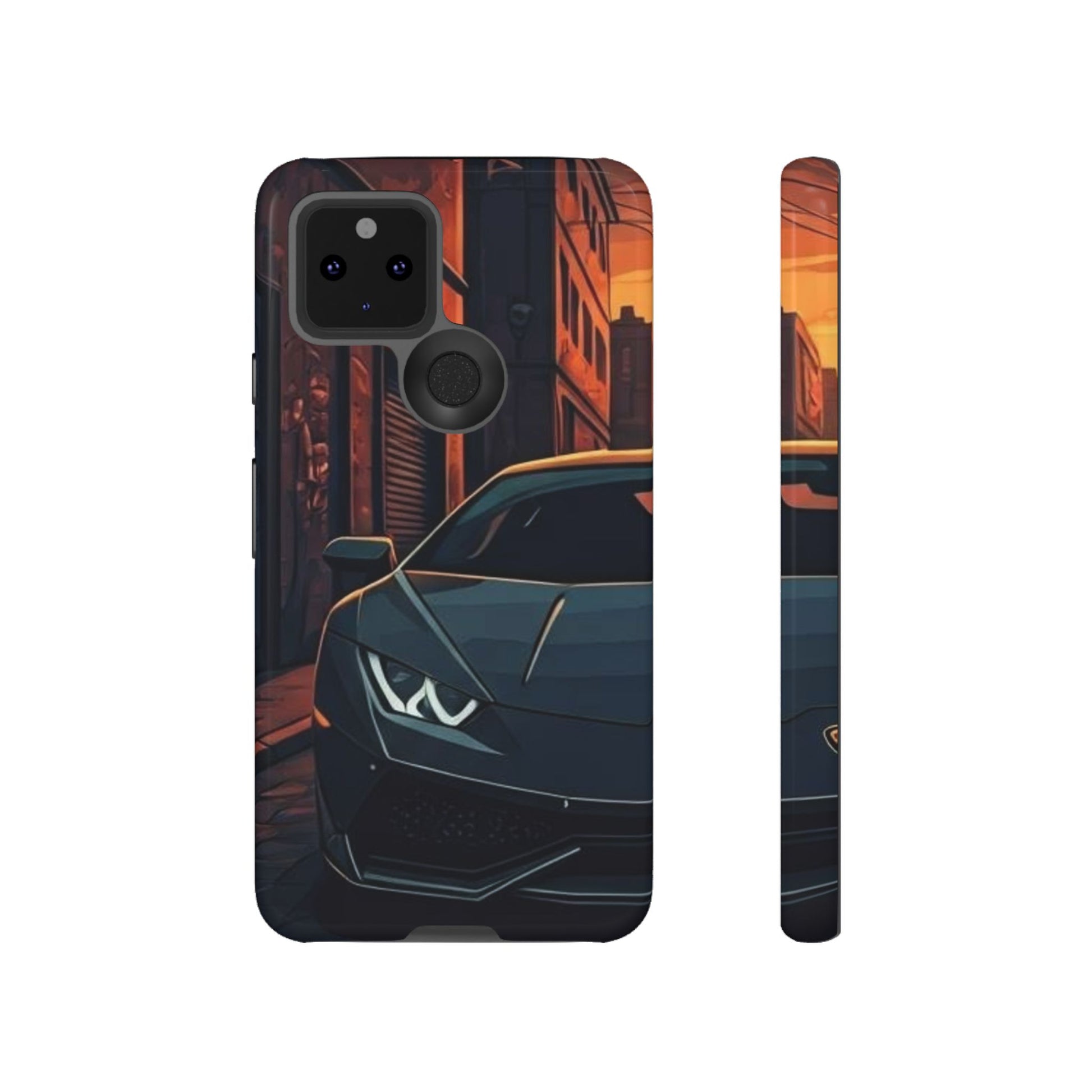 Lamborghini Huracan Street Life-Dual Layer Ultra Tough Phone Case Printify by The Night Shift Automotive Apparel