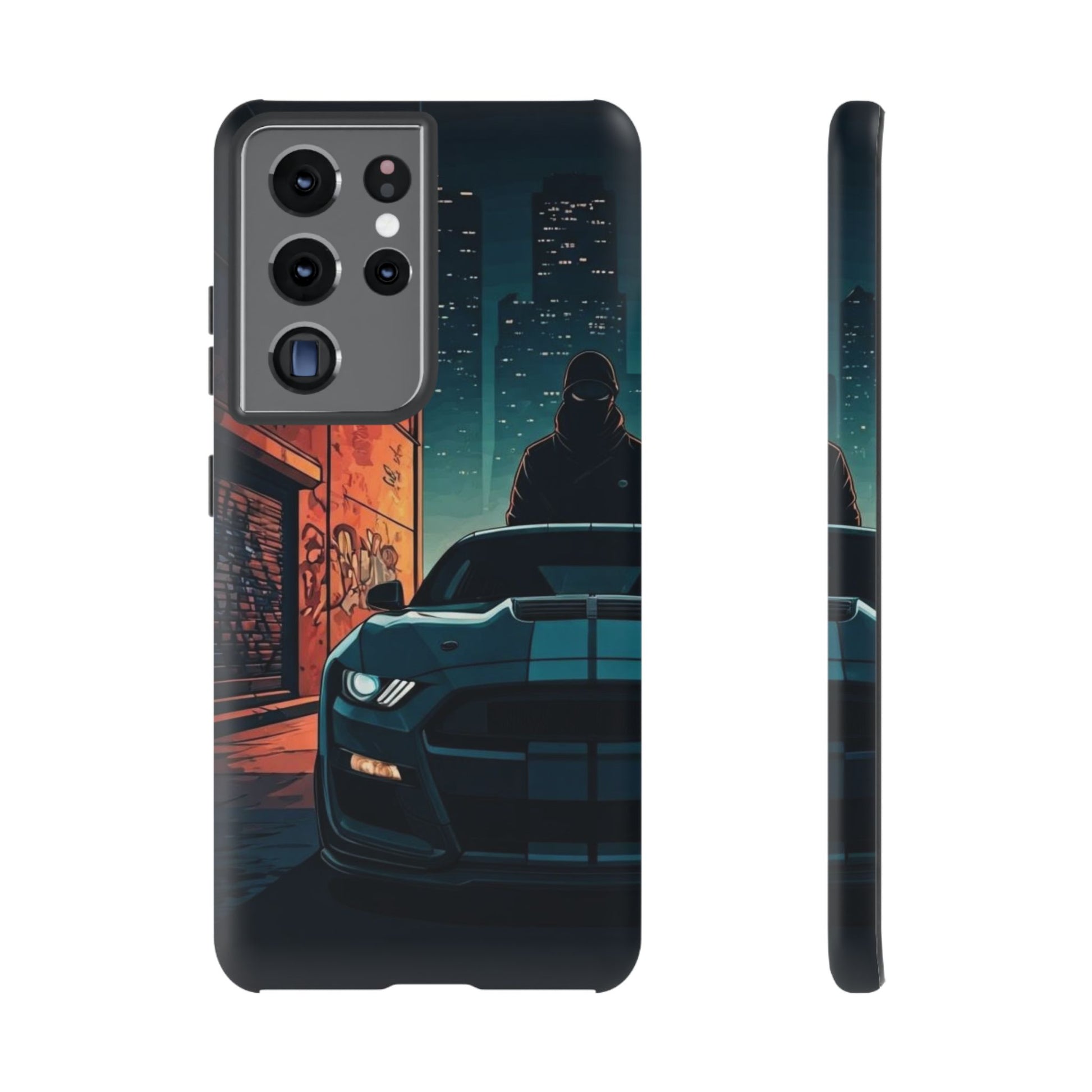 Ford Mustang Shelby GT350 Street Life-Dual Layer Ultra Tough Phone Case Samsung Galaxy S21 Ultra Matte Printify by The Night Shift Automotive Apparel