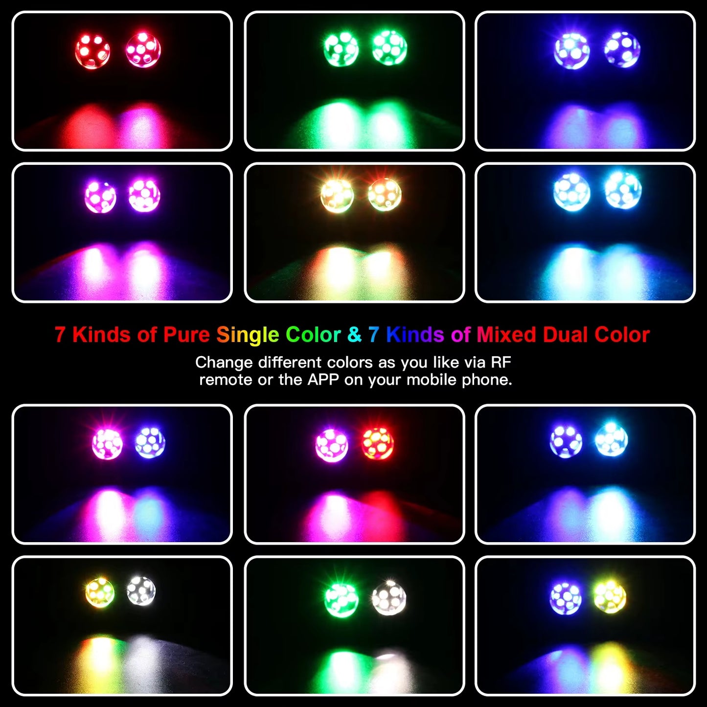 20W RGB Dual Output Starlight Headliner Kit With Music Control Smart App
