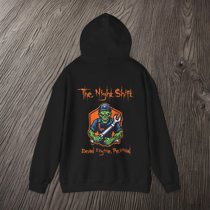 Zombie Dead Engine Revival-Ultra Soft, Premium Hoodie Printify by The Night Shift Automotive Apparel