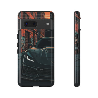 Chevy Corvette C7 Street Life-Dual Layer Ultra Tough Phone Case Printify by The Night Shift Automotive Apparel