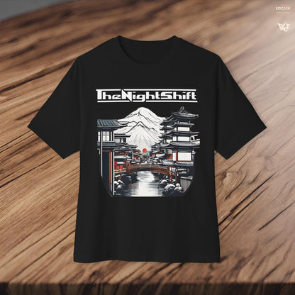 Mt Fuji-Premium, Ultra Soft Unisex Oversized Boxy Tee Printify by The Night Shift Automotive Apparel