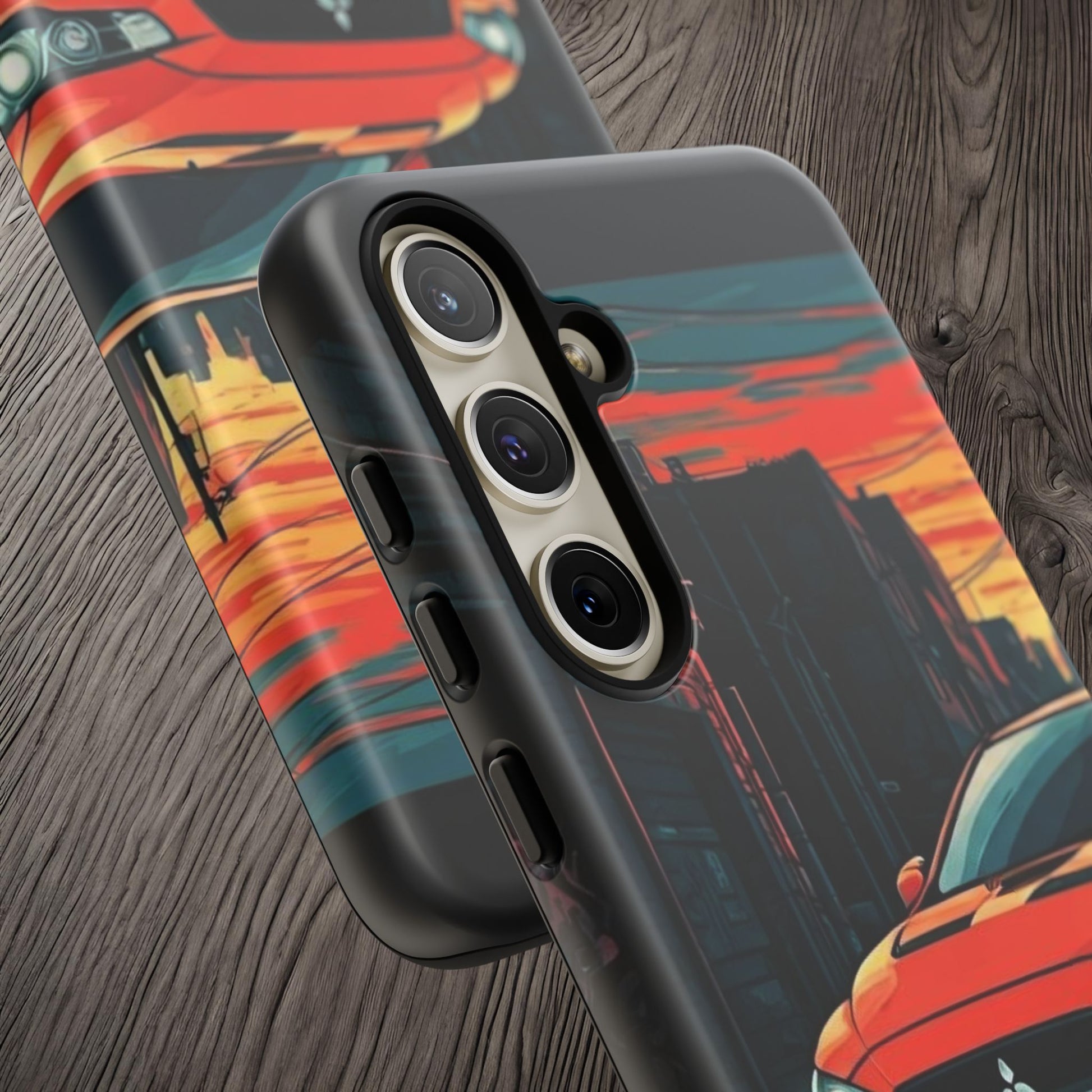 Mitsubishi Evo X Street Life-Dual Layer Ultra Tough Phone Case Printify by The Night Shift Automotive Apparel