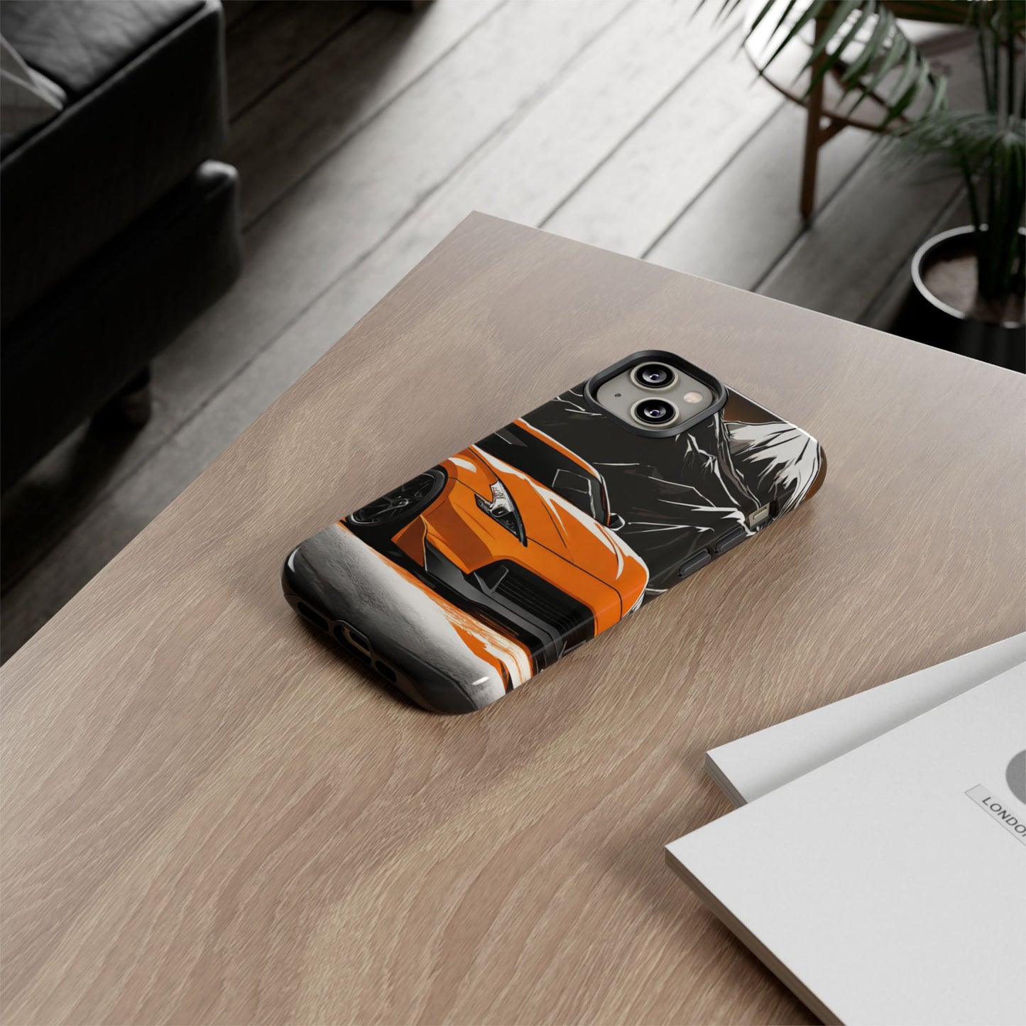 Nissan 370Z Mt Fuji-Dual Layer Ultra Tough Phone Case iPhone 14 Glossy Printify by The Night Shift Automotive Apparel
