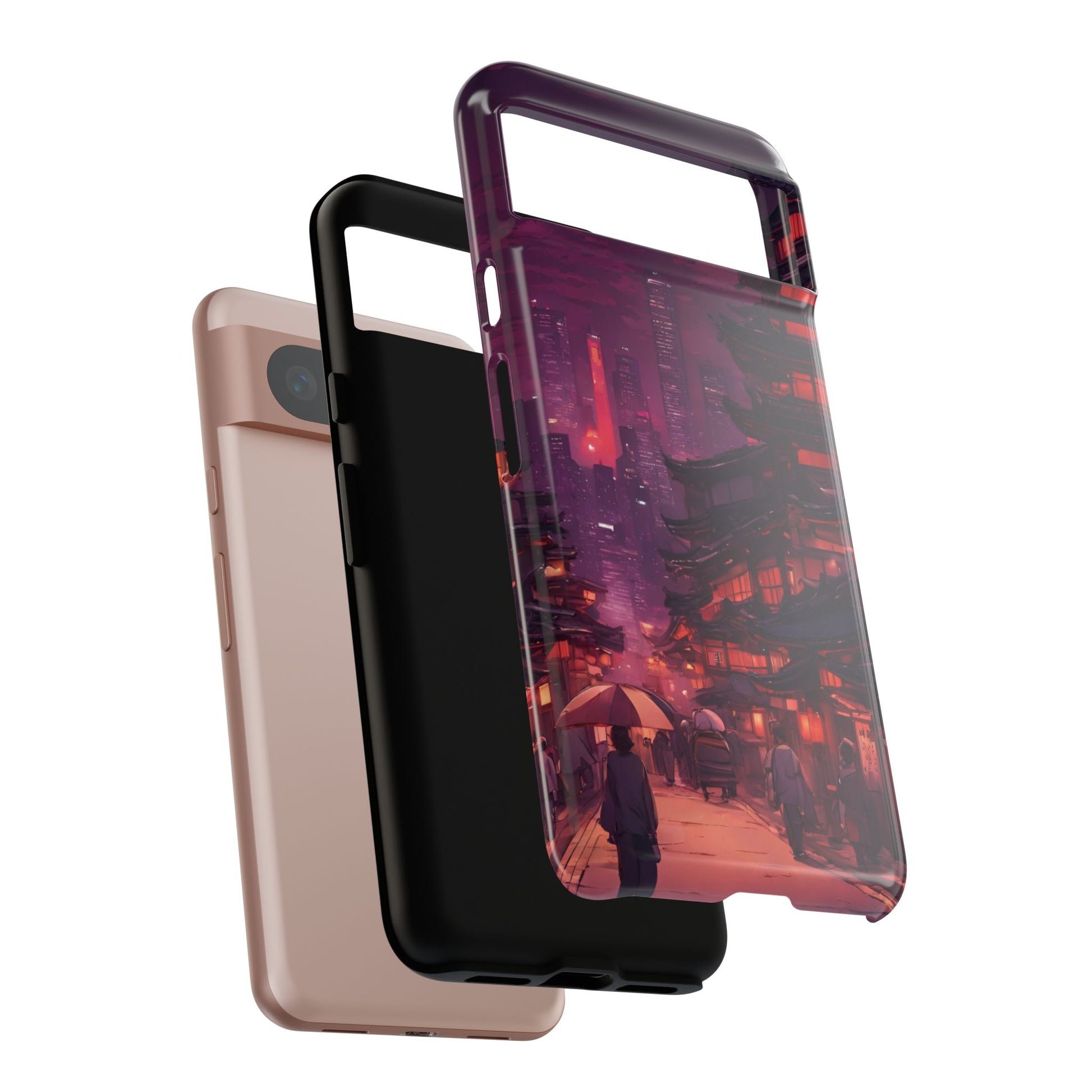 Traditional Japanese Village Countryside-Dual Layer Ultra Tough Phone Case Printify by The Night Shift Automotive Apparel