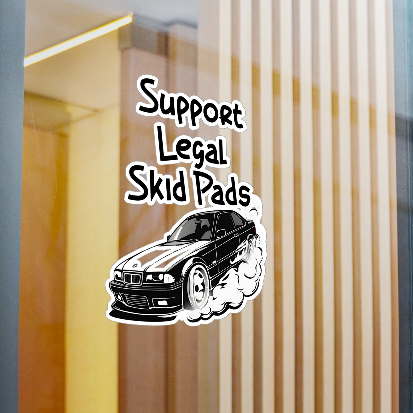 Kiss-Cut Vinyl Decals Printify by The Night Shift Automotive Apparel