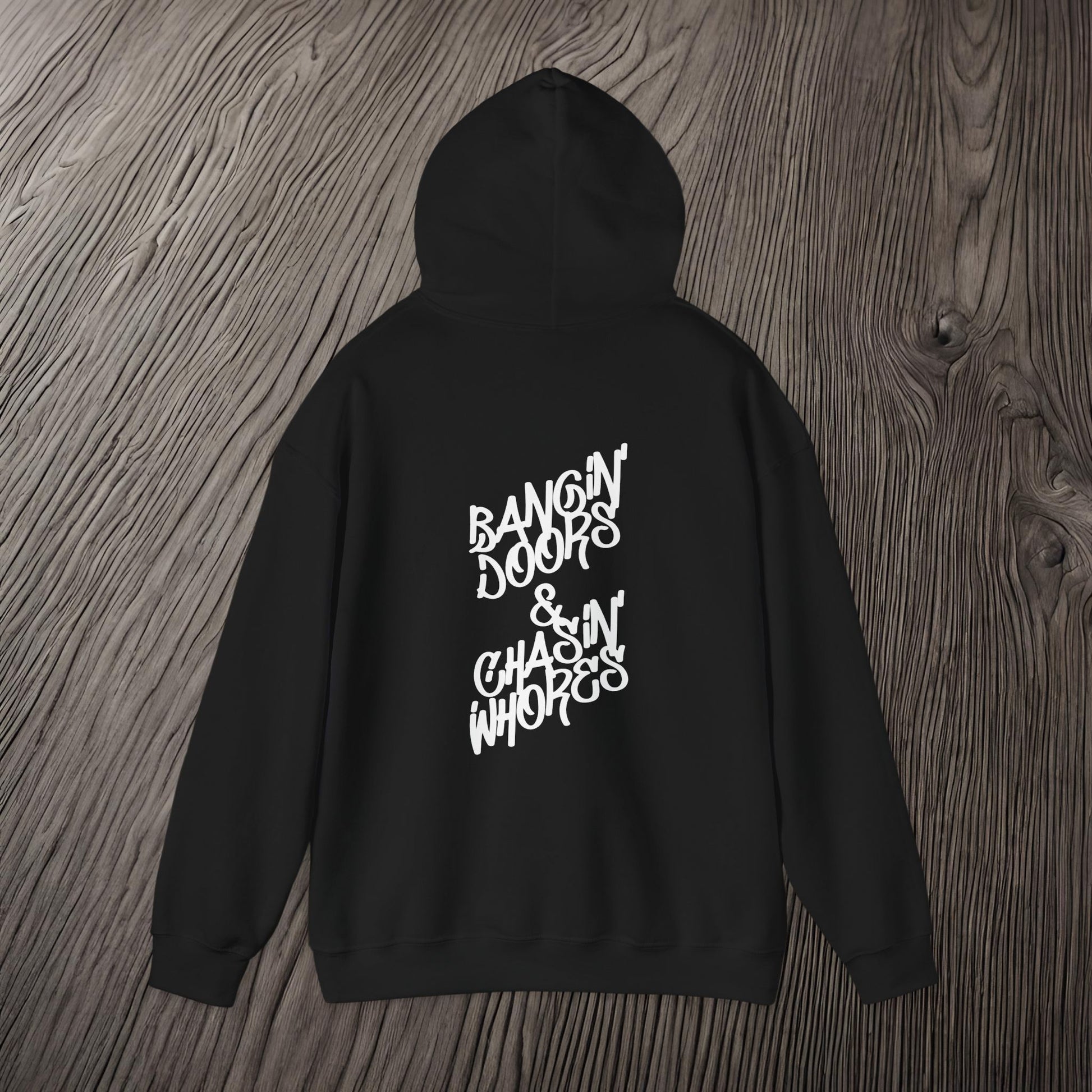 Bangin' Doors & Chasin' Whores-Ultra Soft, Premium Hoodie Printify by The Night Shift Automotive Apparel