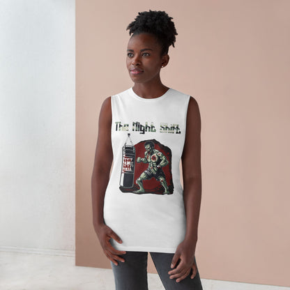 Zombie Fighting Champion - Premium Unisex Barnard Tank Top Printify by The Night Shift Automotive Apparel