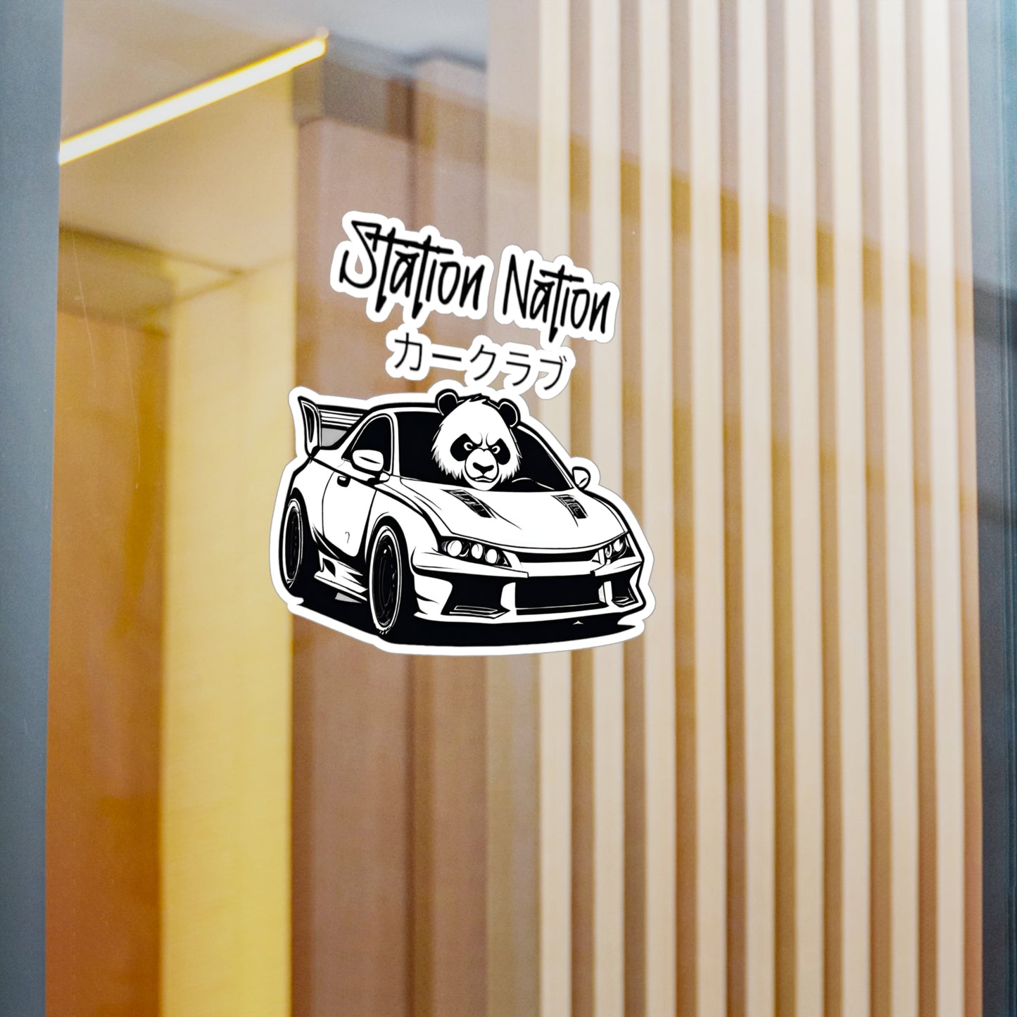 Kiss-Cut Vinyl Decals Printify by The Night Shift Automotive Apparel