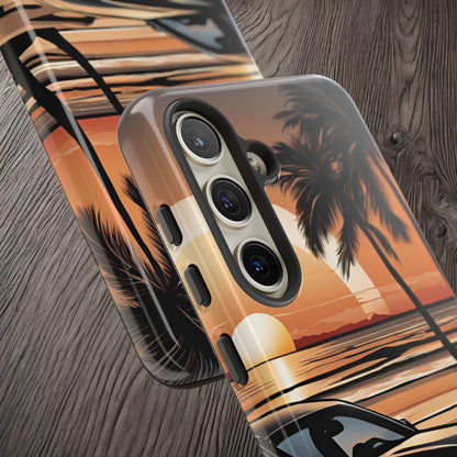 BMW Sunset On The Beach-Dual Layer Ultra Tough Phone Case Printify by The Night Shift Automotive Apparel