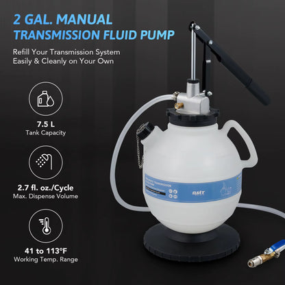 OMT Oil Dispenser Tool Kit 2 Gallon Transmission Fluid Oil Transfer Pump Set US The Night Shift Performance Street Gear by The Night Shift Automotive Apparel