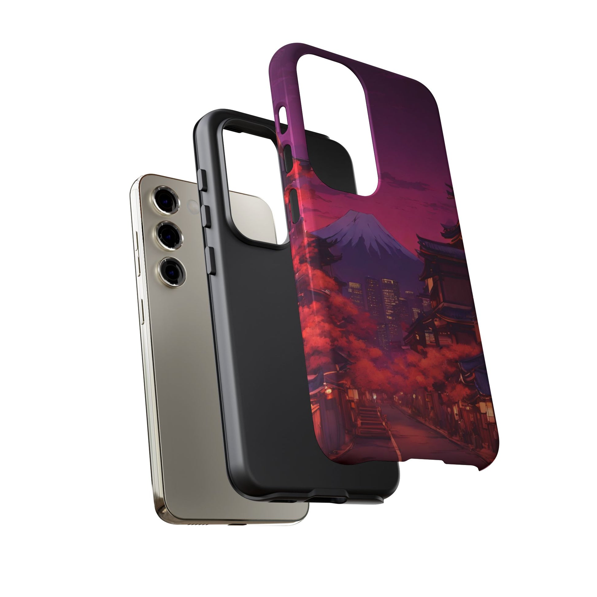 Traditional Japanese Village Countryside-Dual Layer Ultra Tough Phone Case Printify by The Night Shift Automotive Apparel