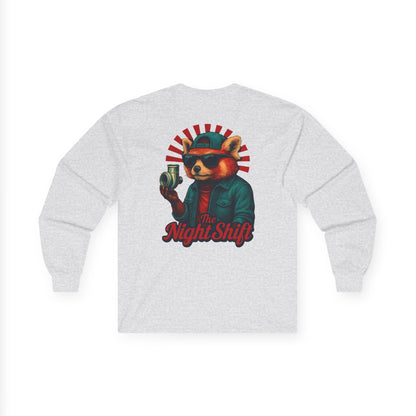 Good Vibes Red Panda-Premium, Ultra Soft Unisex Long Sleeve Tee Printify by The Night Shift Automotive Apparel