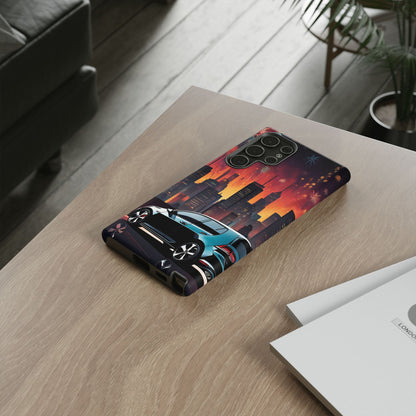 Volkswagon Golf GTI Fireworks-Dual Layer Ultra Tough Phone Case Samsung Galaxy S22 Ultra Matte Printify by The Night Shift Automotive Apparel