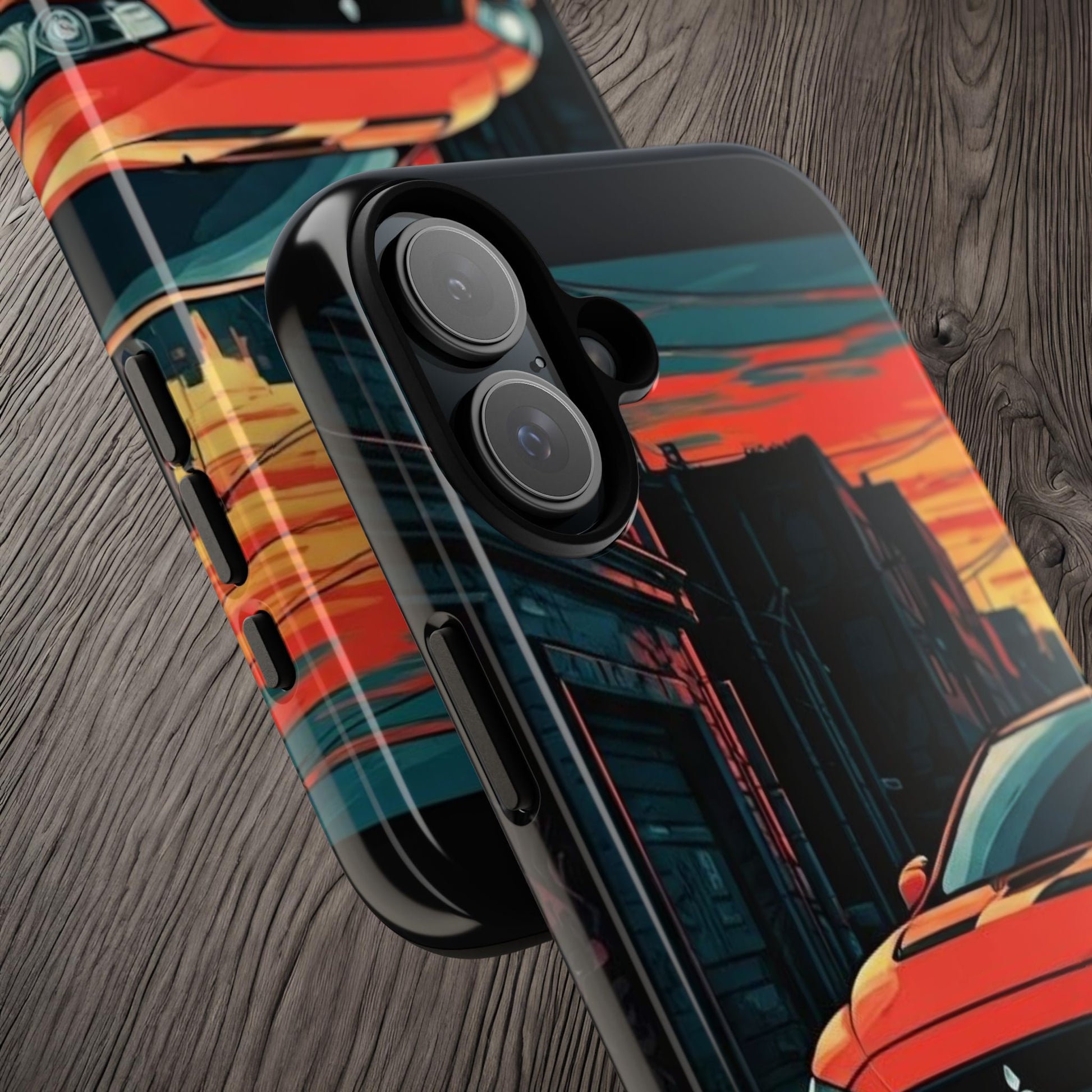 Mitsubishi Evo X Street Life-Dual Layer Ultra Tough Phone Case Printify by The Night Shift Automotive Apparel
