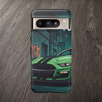 Ford Mustang Shelby GT500 Street Life-Dual Layer Ultra Tough Phone Case Google Pixel 8 Pro Matte Printify by The Night Shift Automotive Apparel