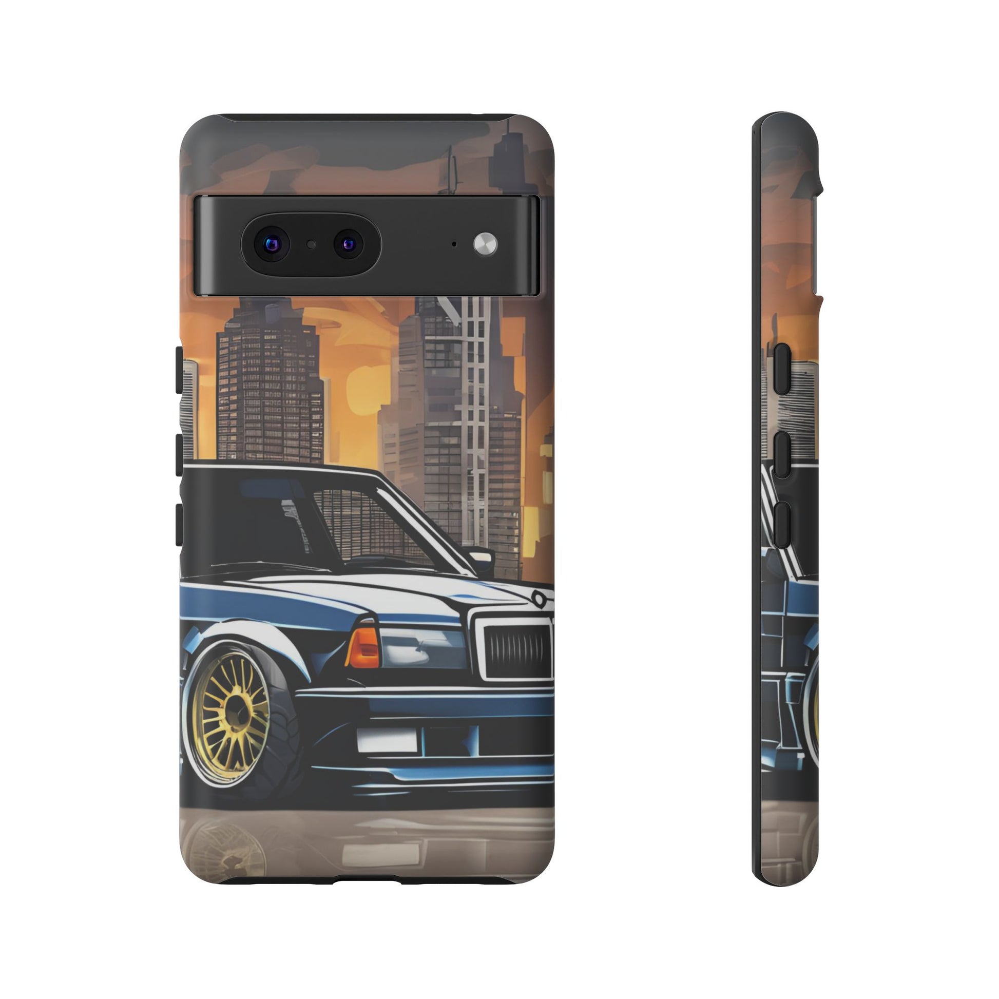 Mercedes Benz 190e Evo-Dual Layer Ultra Tough Phone Case Printify by The Night Shift Automotive Apparel