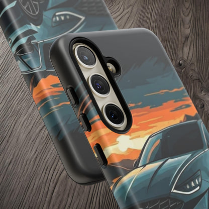 Hyundai Sonata-Sunset Drive-Dual Layer Ultra Tough Phone Case Printify by The Night Shift Automotive Apparel