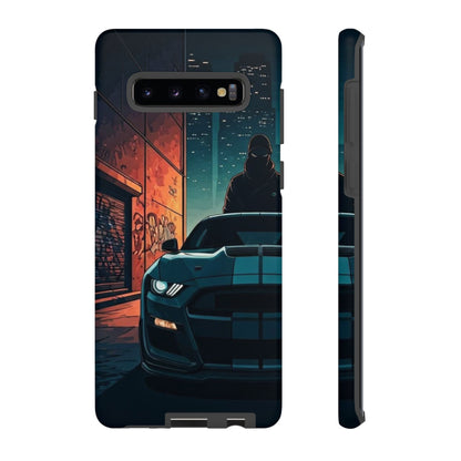 Ford Mustang Shelby GT350 Street Life-Dual Layer Ultra Tough Phone Case Samsung Galaxy S10 Plus Matte Printify by The Night Shift Automotive Apparel