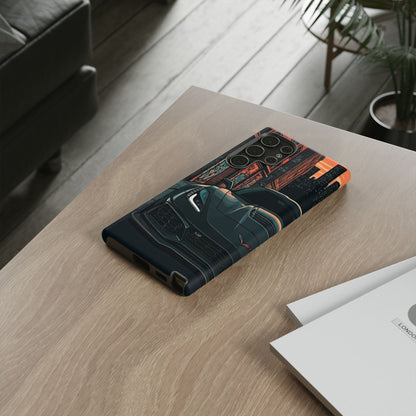 Chevy Corvette C7 Street Life-Dual Layer Ultra Tough Phone Case Samsung Galaxy S22 Ultra Matte Printify by The Night Shift Automotive Apparel