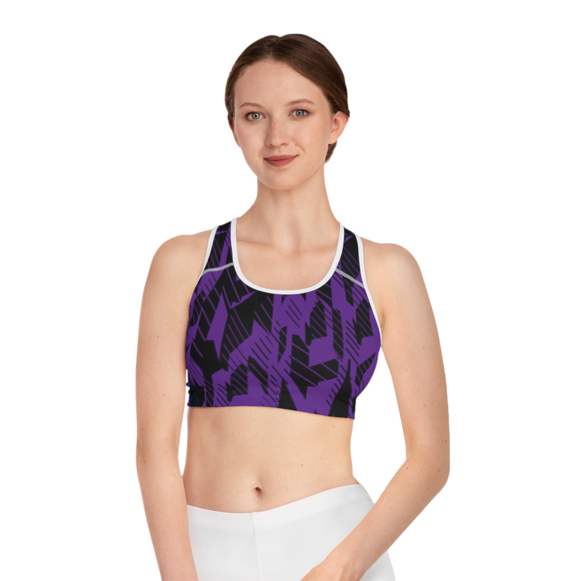 Women's Sports Bra Printify by The Night Shift Automotive Apparel